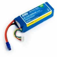 Eflite 2200mAh 4S 14.8V 30C LiPo, 13AWG EC3