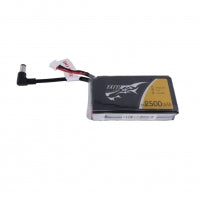 Tattu - 264 - 2500mAh 2S1P Fatshark Goggles LiPo DC3.5mm Plug Soft Case 74x38.5x19mm