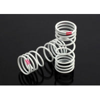 Traxxas Front Springs, Pink 10% Rate (2): Slash 4x4