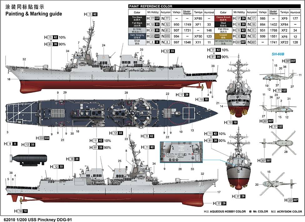I Love Kits 1/200 USS Pinckney DDG-91