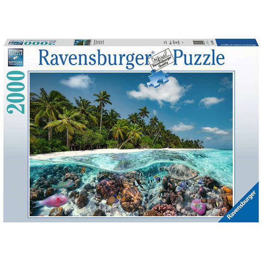 174416 - RAVENSBURGER 2000PC - A DIVE IN THE MALDIVES
