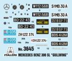 1/24 Mercedes Benz 300SL Gull Wing Car By ITALERI