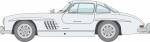 1/24 Mercedes Benz 300SL Gull Wing Car By ITALERI