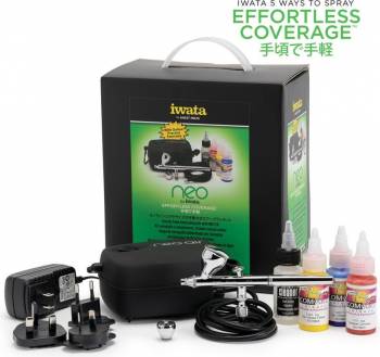 Iwata Airbrush NEO CN Gravity Feed Airbrush Set