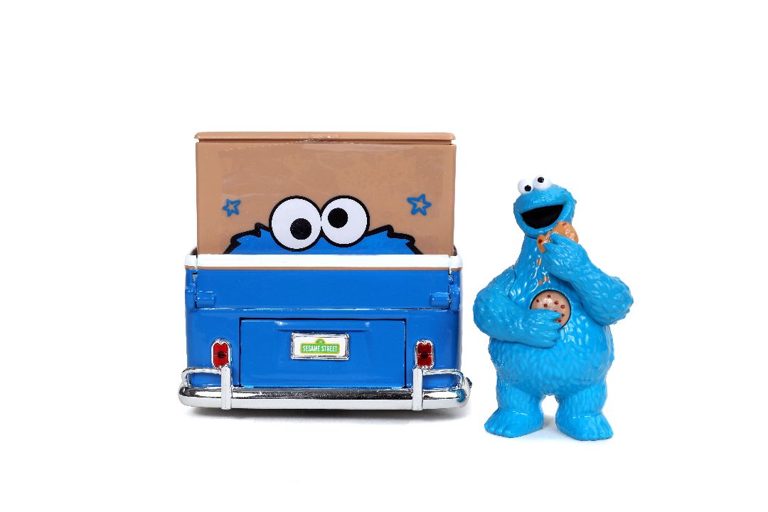 Jada 1/24 "Hollywood Rides" 1963 VW Bus & Cookie Monster