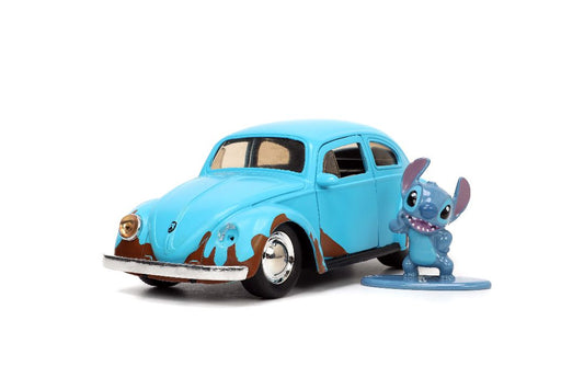 Jada 1/32 "Hollywood Rides" Disney 1959 VW Beetle with Stitch