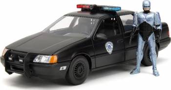 Jada 1/24 "Hollywood Rides" 1986 OCP Ford Taurus With RoboCop