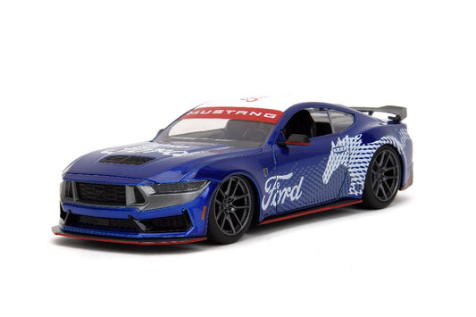 Jada 1/24 "BIGTIME Muscle" 2024 Mustang Dark Horse - Candy Blue