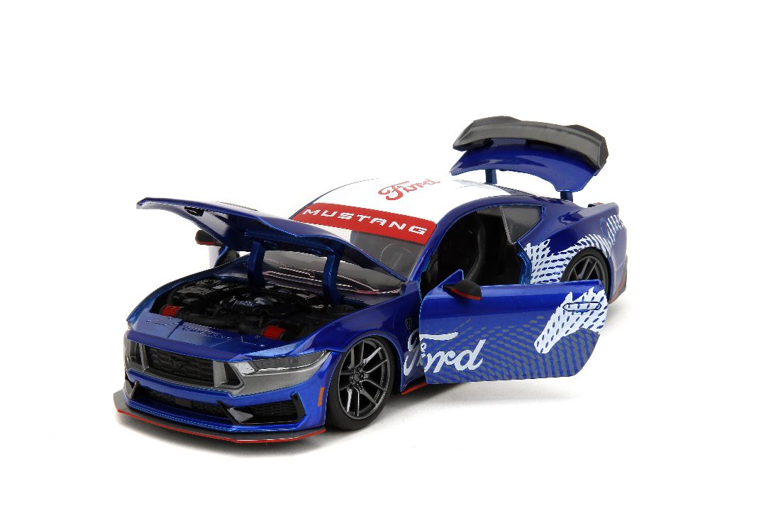 Jada 1/24 "BIGTIME Muscle" 2024 Mustang Dark Horse - Candy Blue