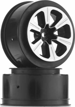 Hustle Wheel, Black w/ Silver: SLH 4x4 F&R