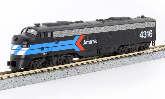 KATO 176-1971 N Scale EMD E8A, Std. DC, Amtrak #4316, Day One Scheme With Single Headlight & Passen