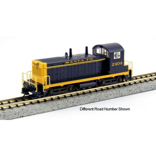 Kato 176-4375, N Scale EMD NW2 Switcher, Standard DC, Santa Fe ATSF #2414