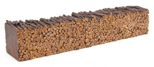 Chooch Enterprises - Cast Resin Freight Car Load - Pulpwood for 48' Inside Length Bulkhead Flatcars - HO