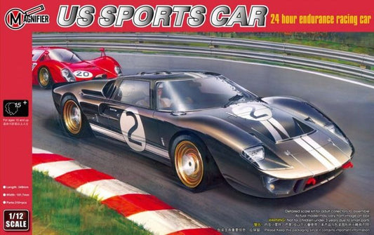 Trumpeter/Magnifier 1/12 US Sports Car 1966 Le Mans Winning Coupe