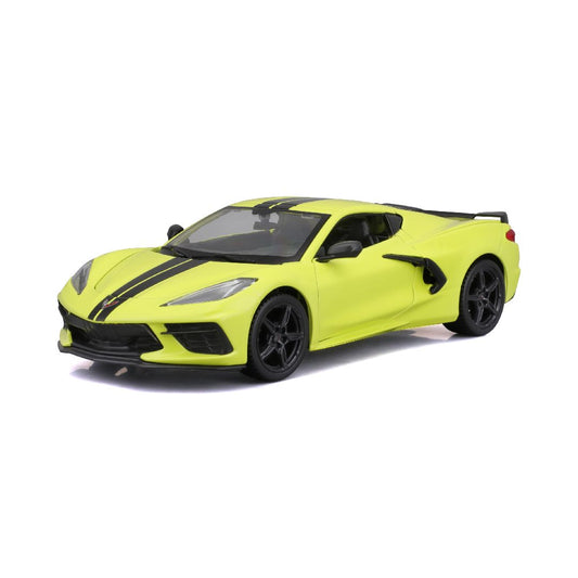 Maisto 1/24 Special Edition 2020 Chevrolet Corvette Stingray Z51 (Yellow W/Black Stripe)