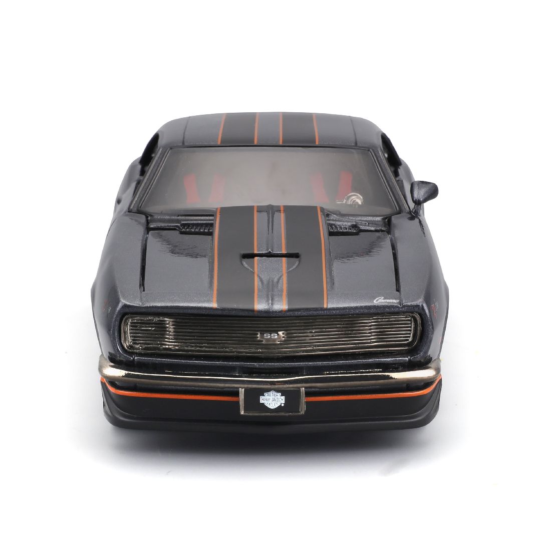 Maisto 1/24 Harley Davidson Custom 1968 Chevrolet Camaro (Metallic Gray)