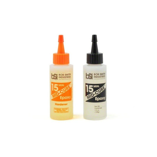 Mid-Cure 15-Minute Epoxy 4.5oz By BOB SMITH INDUSTRIES