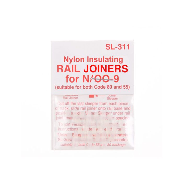 PECO SL-311 N Insulating Rail Joiners for Code 55 & 80