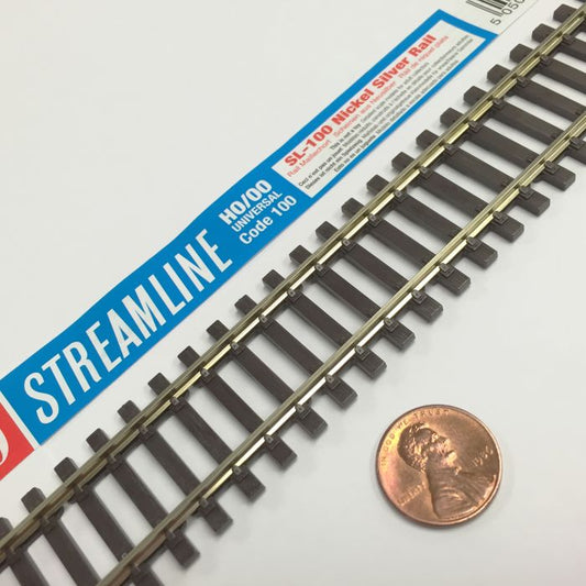 PECO SL-100 HO Code 100 Wood Tie Flex Track