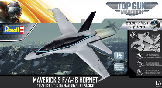 Revell 1/72 F/A18E Super Hornet TOP GUN Maverick Easy-Click