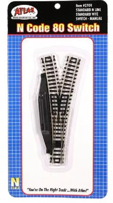 Atlas 2709 N Code 80 Manual Wye Turnout