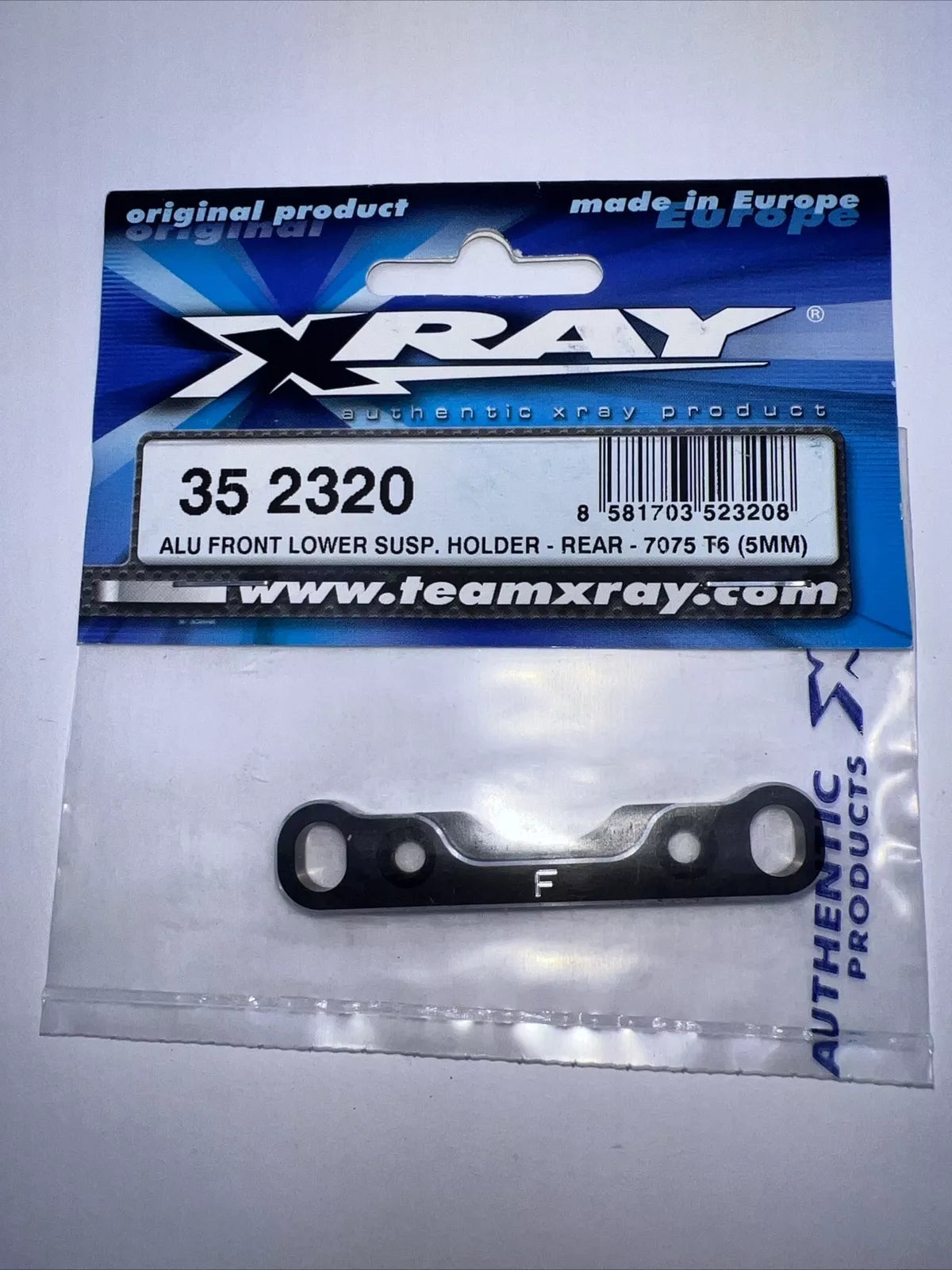 35 2320 XRAY Aluminum front lower suspension holder rear 7075 T6 5mm