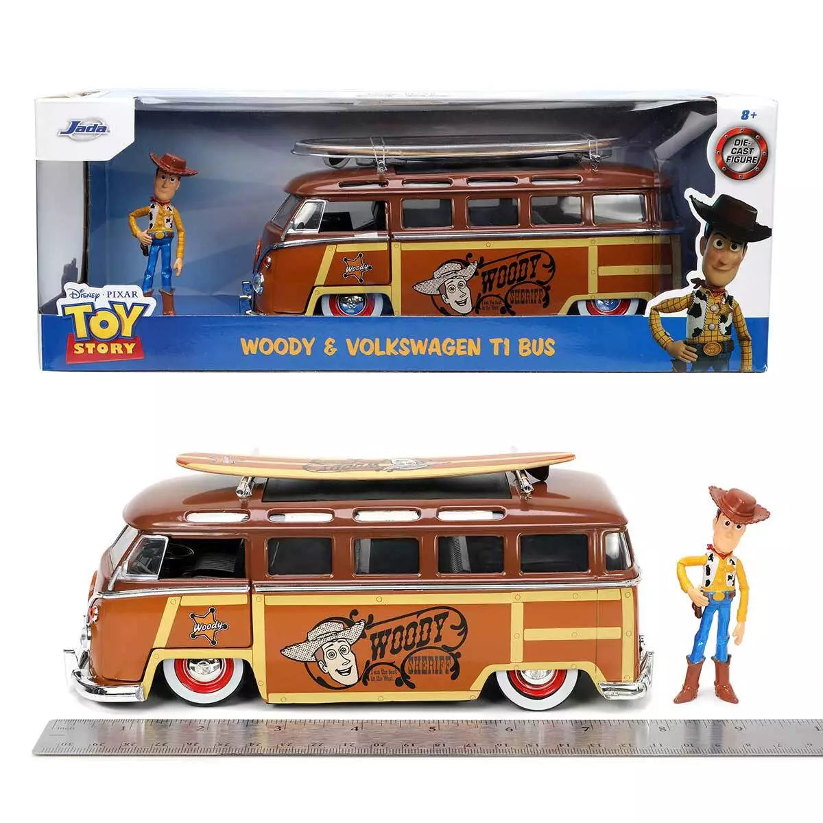 1/24 "Hollywood Rides" Disney 1962 VW Bus with Woody