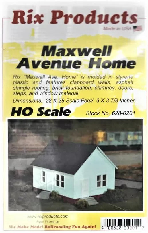 Rix Products 201 - Maxwell House - HO Scale Kit