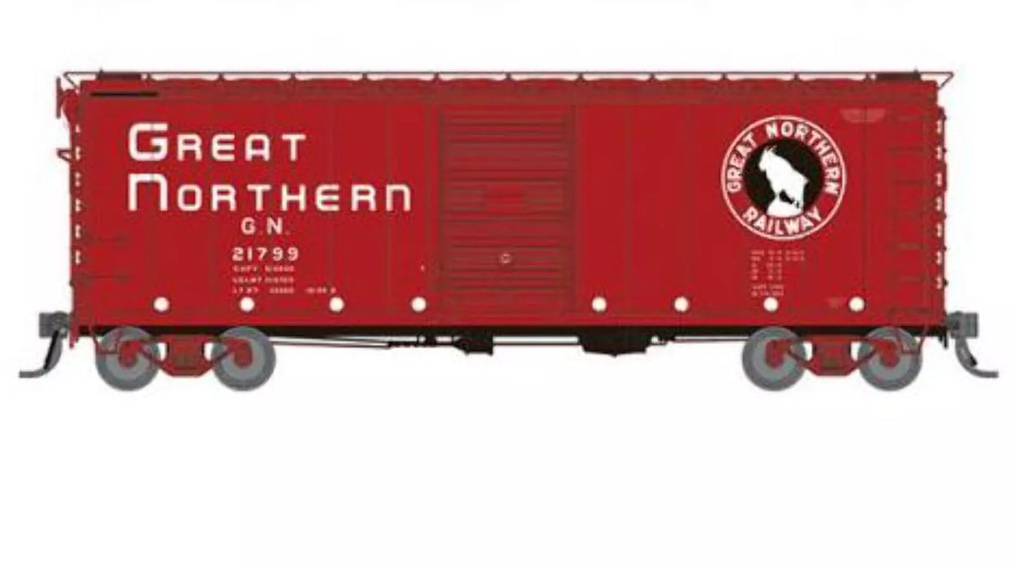 Rapido Trains 155002A HO Scale 40' Boxcar Great Northern