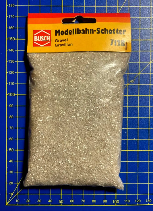 BUSCH 7128 - MODELLBAHN-SCHOTTER GRAVEL GRAVILLON 230gr