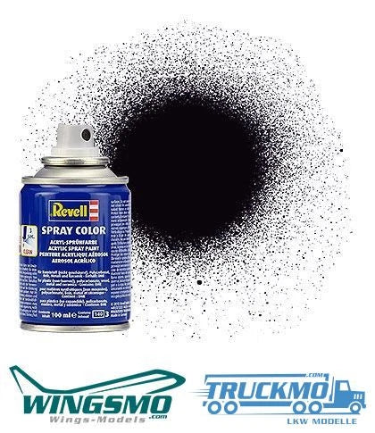 Spray Color, Schwarz Black, Matt, 100ml