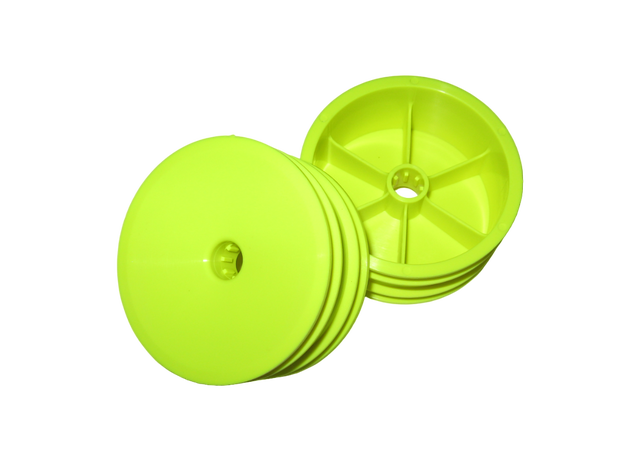 Proline Associated B2 B3 Series 2.2” Front Wheels Plastic Yellow (2) 2639Y / 2639-02