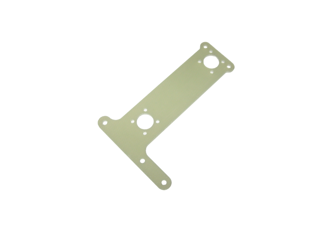 4433 Team Associated Associated .063" RC12LW RC12LS T Bar Fiberglass White