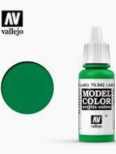 Model Color Light Green 75 17ml By VALLEJO