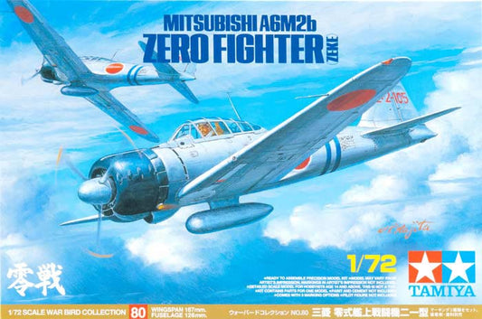 Tamiya 60780 1/72 Mitsubishi A6M2B Zero Fighter (Zeke)
