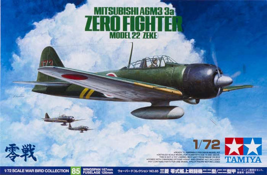 Tamiya 60785 1/72 Mitsubishi A6M3 Zero