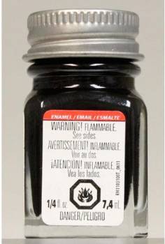 Testors 1139T Enamel 1/4oz Semi-Gloss Black
