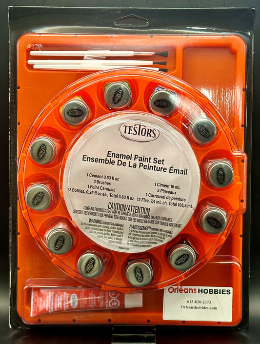 Testors 9179 Enamel Finishing Set Carousel