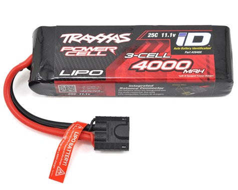 Traxxas 4000mAh 3S 11.1V 25C LiPo iD Connector Soft Case TRA2849X