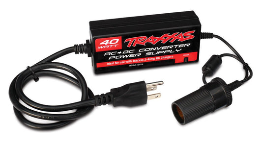 Traxxas AC to DC Power Supply Adapter TRA2976