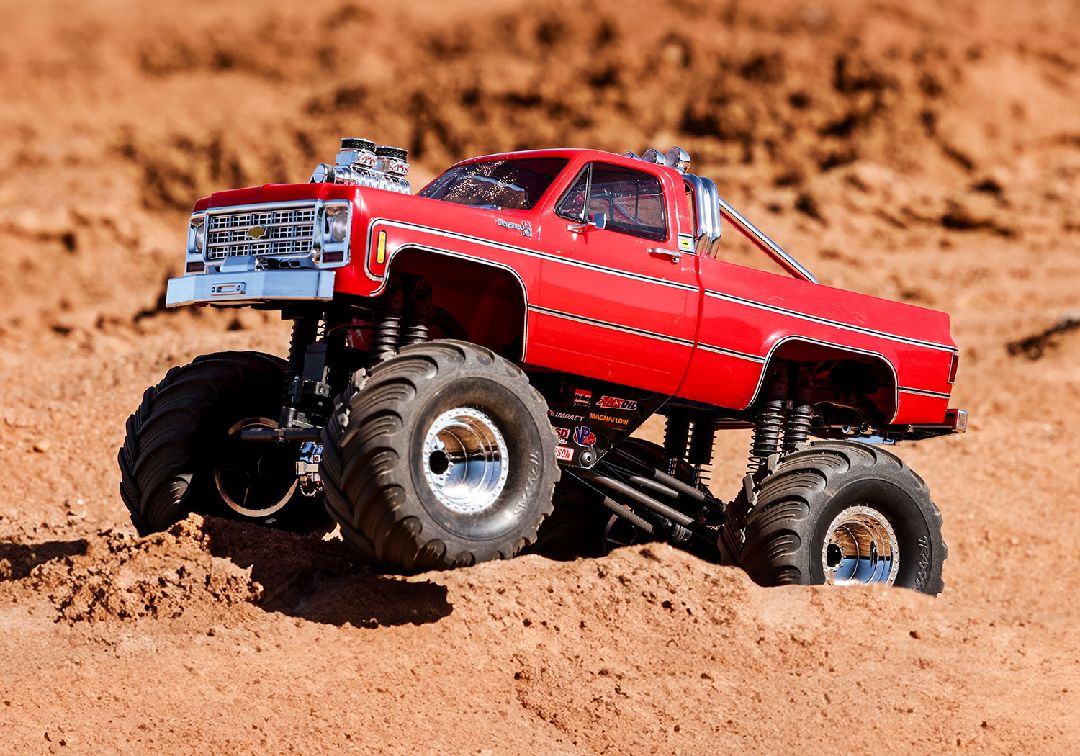 Traxxas 1/18 TRX-4MT 1979 Chevrolet K10 4x4 RTR - Red