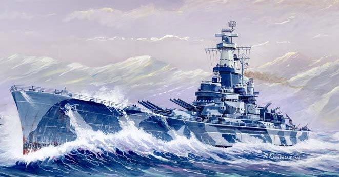 Trumpeter 05762 1/700 USS Alabama BB60 Battleship