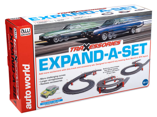 Auto World 7' Expand-A Set - with 1955 Chevy Bel Air Gasser Body