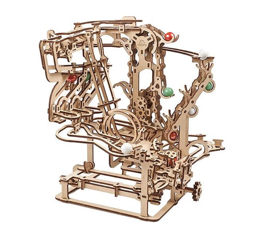 Ugears Marble Run Chain Hoist model kit - 400 Pieces