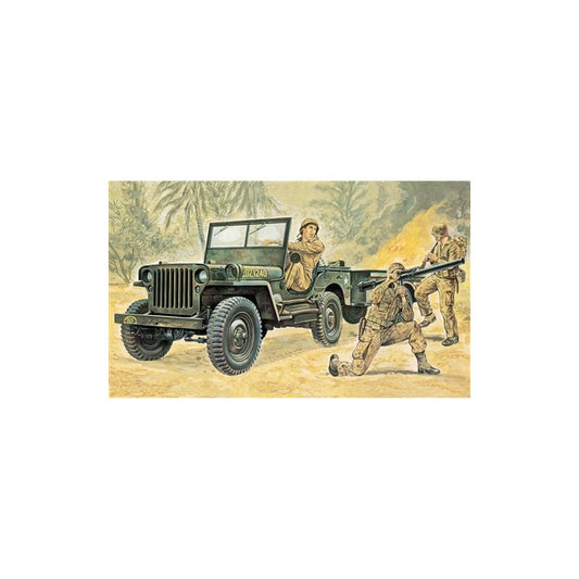 Italeri Willys MB Jeep with Trailer 1/35