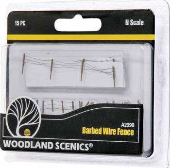 Barbed Wire Fence - N Scale