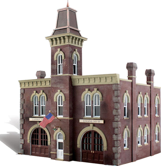 Woodland Scenics N Built-Up Firehouse