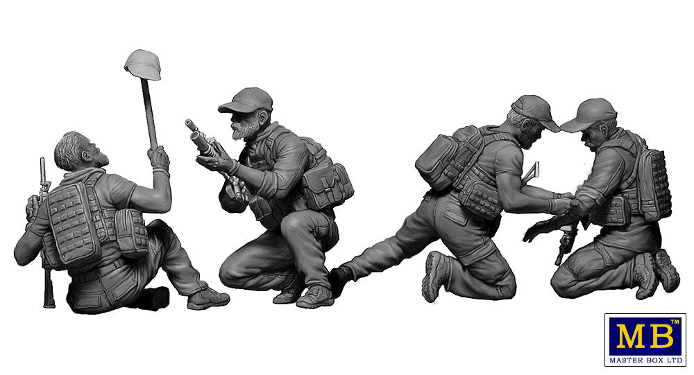 MASTER BOX 1/35 Danger Close. Special Operations Team, Present Day