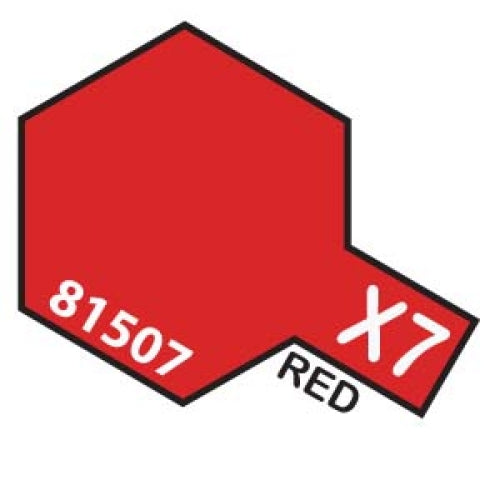 TAMIYA X-7 RED ACRYLIC MINI 10ML