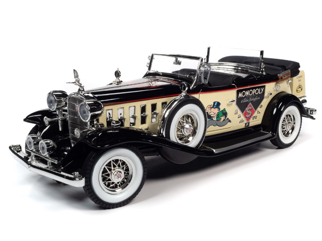 Auto World 1/18 1932 Cadillac V16 Sport Phaeton Mr. Monopoly Car